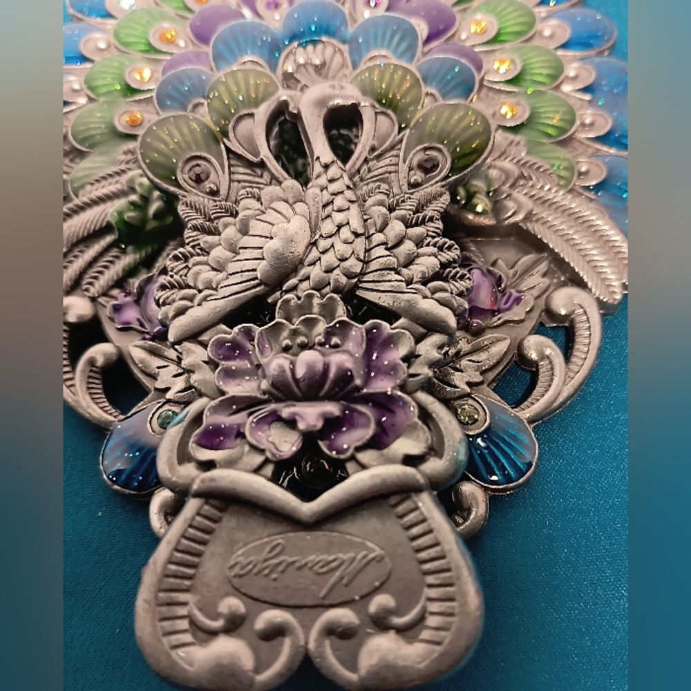 Vintage Foldable Maniya Peacock Mirror - Picture 13 of 16